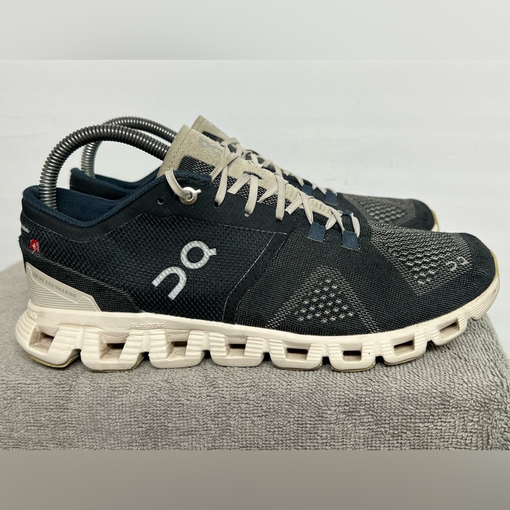 ON Women's Cloud X Black Pearl Running Shoes Helion SIZE 8 - Picture 5 of 10